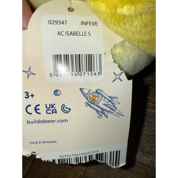 Animal Crossing : New Horizons Isabelle - Bulid-A-Bear Summer Plush - Picture 7 of 13
